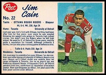 22 Jim Cain